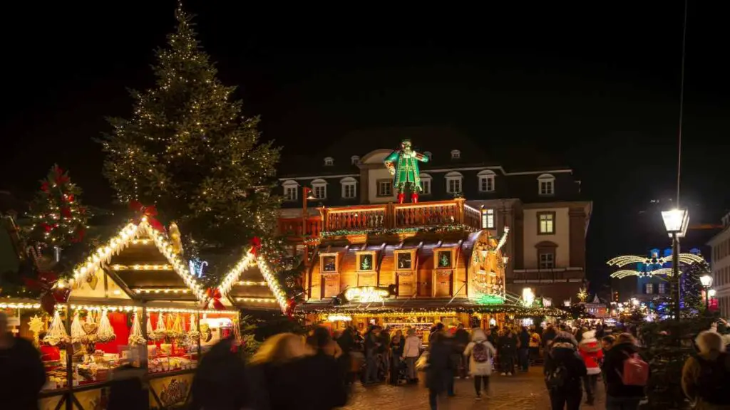 Kerstmarkt Heidelberg Duitsland